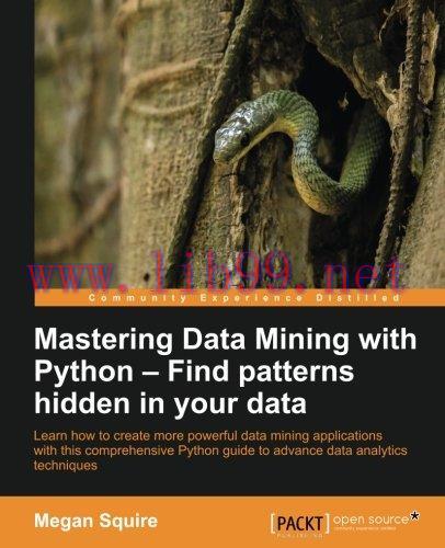 [FOX-Ebook]Mastering Data Mining with Python