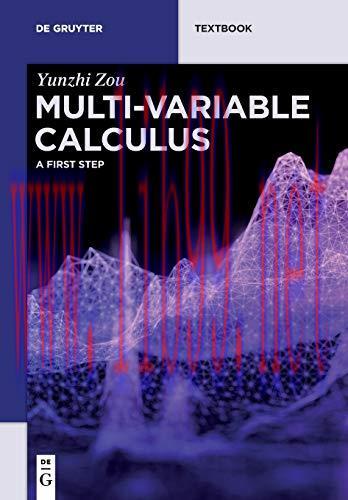 [FOX-Ebook]Multi-Variable Calculus: A First Step