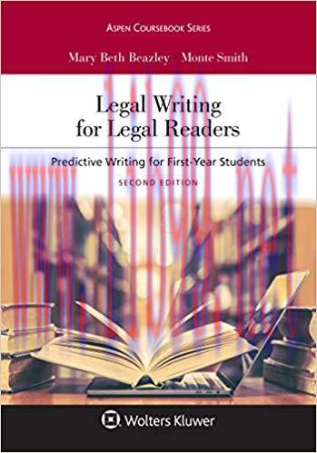 (PDF)Legal Writing for Legal Readers: Predictive Writing for First-Year Students (Aspen Courseb...