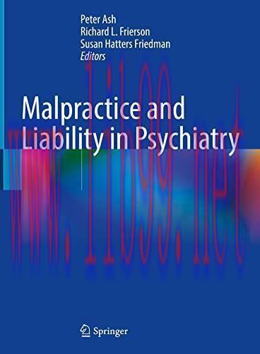 [AME]Malpractice and Liability in Psychiatry (Original PDF)