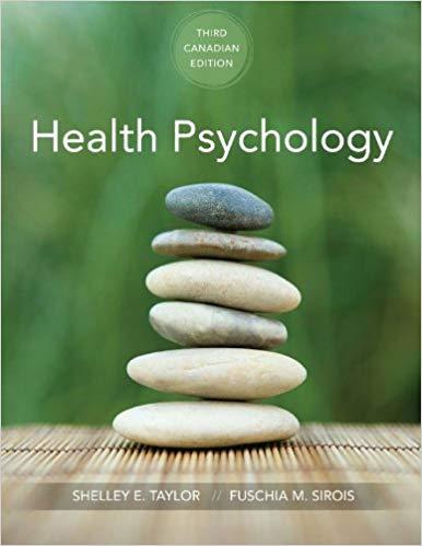 (Test Bank)Health Psychology 4th Canadian Edition by Taylor.BOK