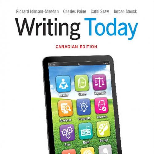 Writing Today, Canadian Edition