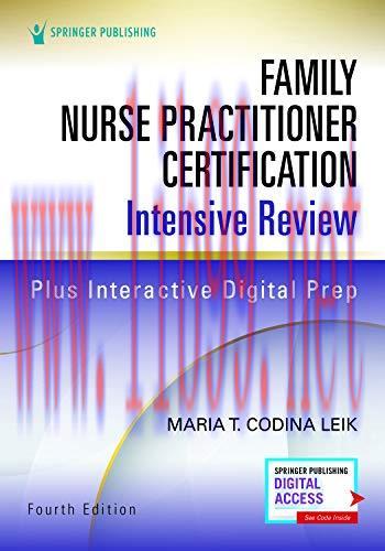[AME]Family Nurse Practitioner Certification Intensive Review, Fourth Edition (Original PDF)