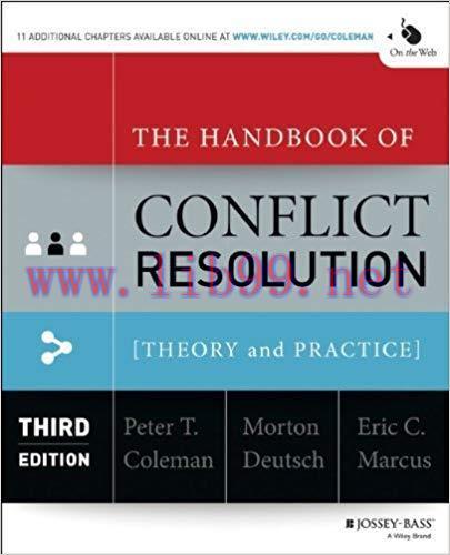 [PDF]The Handbook of Conflict Resolution: Theory and Practice, 3rd Edition