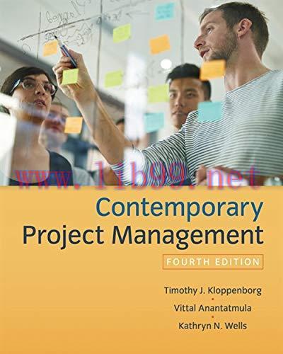 [FOX-Ebook]Contemporary Project Management, 4th Edition