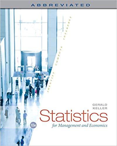 (PDF)Statistics for Management and Economics, Abbreviated 10th Edition