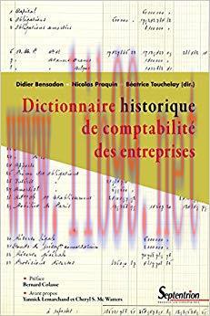 (PDF)Dictionnaire historique de comptabilité des entreprises (Histoire et civilisations) (Frenc...