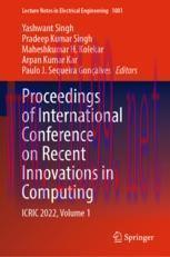 [PDF]Proceedings of International Conference on Recent Innovations in Computing: ICRIC 2022, Vo...