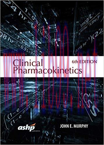 [PDF]Clinical Pharmacokinetics, 6th Edition (John E. Murphy) + 5e