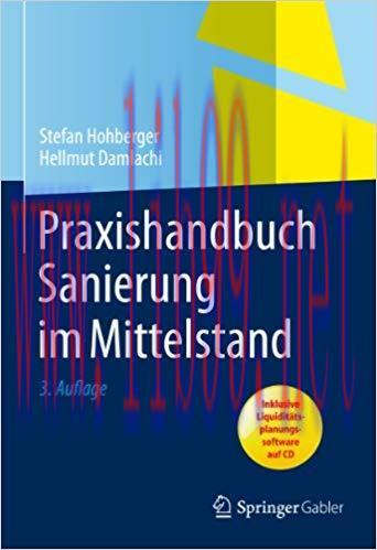 (PDF)Praxishandbuch Sanierung im Mittelstand (German Edition) 3rd Edition