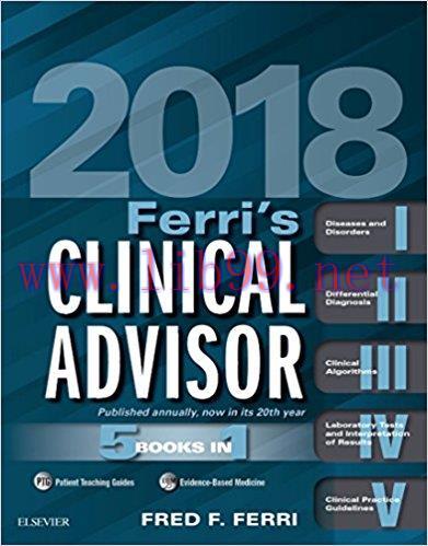 [AME]Ferri's Clinical Advisor 2018: 5 Books in 1 (Ferri's Medical Solutions) (EPUB)