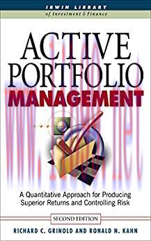 (PDF)Active Portfolio Management: A Quantitative Approach for Producing Superior Returns and Se...