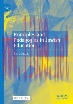 Principles and Pedagogies in Jewish Education