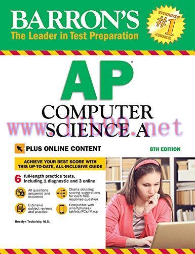 [FOX-Ebook]Barron's AP Computer Science A with Online Tests, 8th Edition