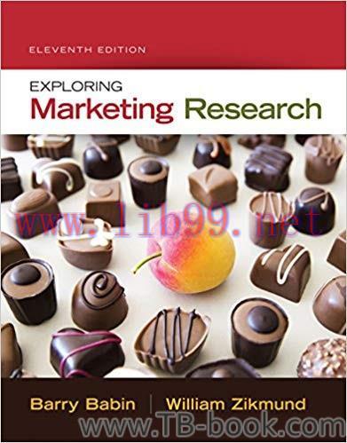 Exploring Marketing Research 11th Edition by Barry J. Babin 课本