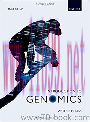 Introduction to Genomics 3rd Edition by Arthur Lesk