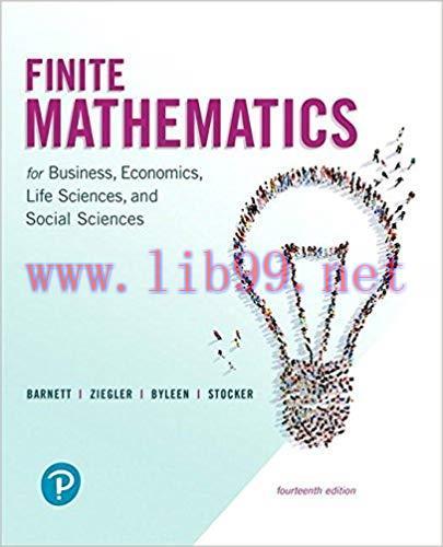 [PDF]Finite Mathematics for Business, Economics, Life Sciences, and Social Sciences, 14th Editi...