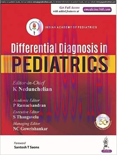 [AME]Differential Diagnosis in Pediatrics: Indian Academy of Pediatrics (Original PDF)