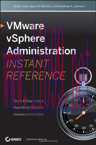 [FOX-Ebook]VMware vSphere 5 Administration Instant Reference, 2nd Edition