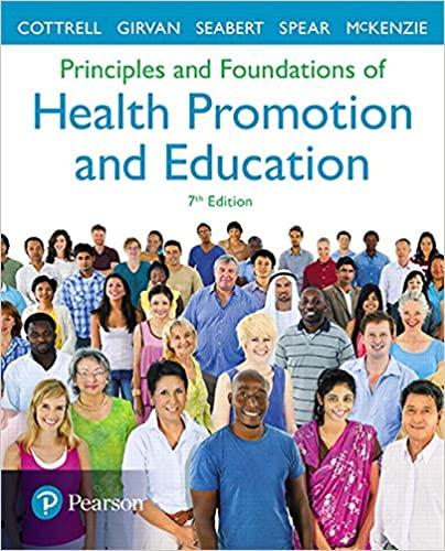 Principles and Foundations of Health Promotion and Education 7th Edition