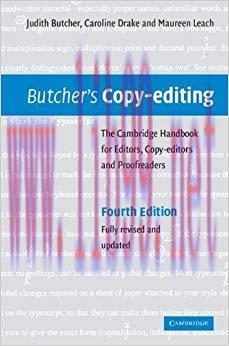 Butcher&rsquo;s Copy-editing: The Cambridge Handbook for Editors, Copy-editors and Proofreaders 4th E...