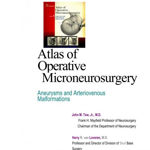Atlas of operative microneurosurgery