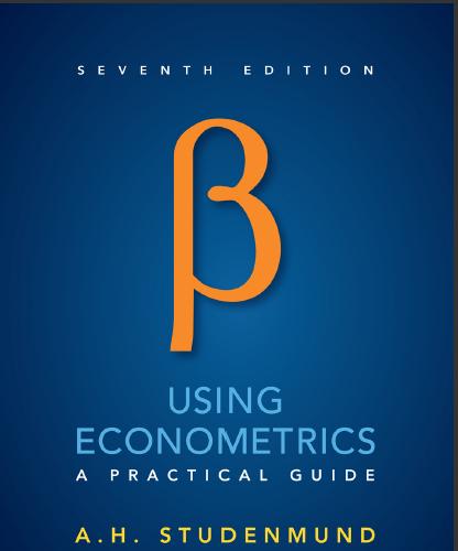 (Solution Manual)Using Econometrics A Practical Guide 7th Edition by Studenmund.zip