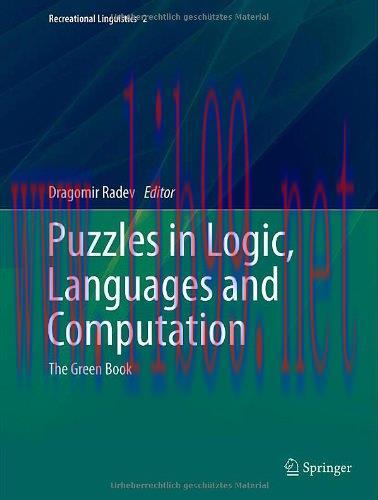 [FOX-Ebook]Puzzles in Logic, Languages and Computation: The Green Book