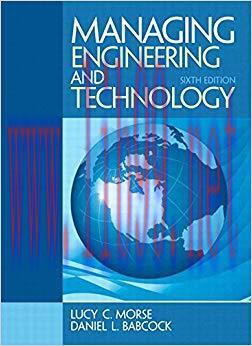 Managing Engineering and Technology 6th Edition,