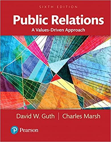 (Test Bank+Solution Manual)Public Relations A Values Driven Approach 6th Edition by David W. Gu...
