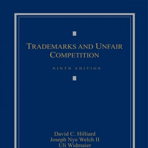 Trademarks and Unfair Competition, Ninth Edition (2012)