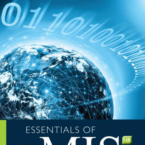 Essentials of MIS 12th Edition by Kenneth C. Laudon & Jane P. Laudon