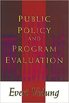 (PDF)Public Policy and Program Evaluation