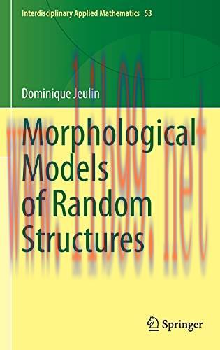 [FOX-Ebook]Morphological Models of Random Structures