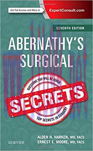[PDF]Abernathy&rsquo;s Surgical Secrets 7th Edition