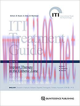 (PDF)ITI Treatment Guide, Volume 10, Implant Therapy in the Esthetic Zone, Current Treatment Mo...