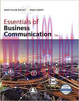 Essentials of Business Communication 11th Edition,