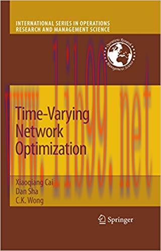 (PDF)Time-Varying Network Optimization (International Series in Operations Research & Managemen...