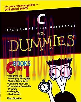C All-in-One Desk Reference For Dummies 1st Edition,