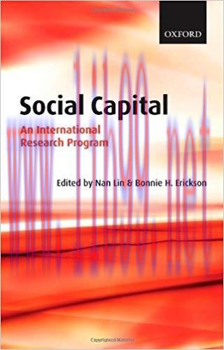 Social Capital: An International Research Program 1st Edition,