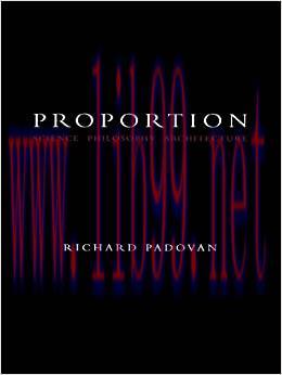 (PDF)Proportion: Science, Philosophy, Architecture 1st Edition