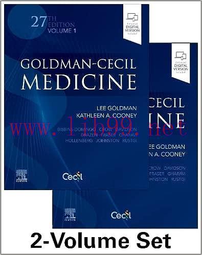 [PDF]Goldman-Cecil Medicine, 2-Volume Set 27th Edition