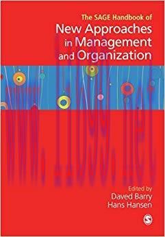 (PDF)The SAGE Handbook of New Approaches in Management and Organization 1st Edition