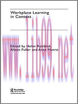 (PDF)Workplace Learning in Context 1st Edition