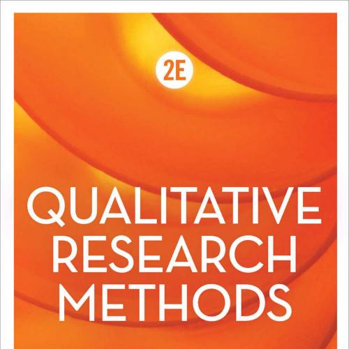 Qualitative Research Methods 2nd Edition - Monique Hennink - Monique Hennink & Inge Hutter & Aj...
