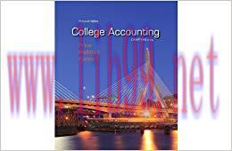 (PDF)College Accounting (Chapters 1-24) 13th Edition