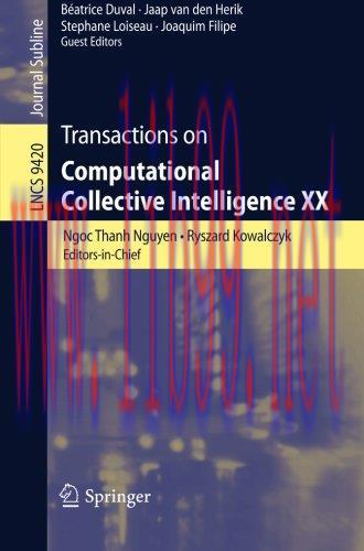 [FOX-Ebook]Transactions on Computational Collective Intelligence XX