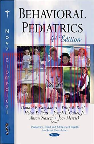 [PDF]Behavioral Pediatrics, 4th Edition