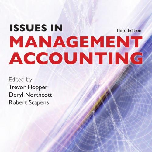 Issues in Management Accounting 3rd Edition
