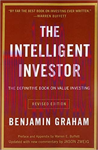(PDF)The Intelligent Investor: The Definitive Book on Value Investing. A Book of Practical Coun...